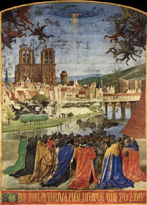 Descent of the Holy Ghost upon the Faithful, Jean Fouquet